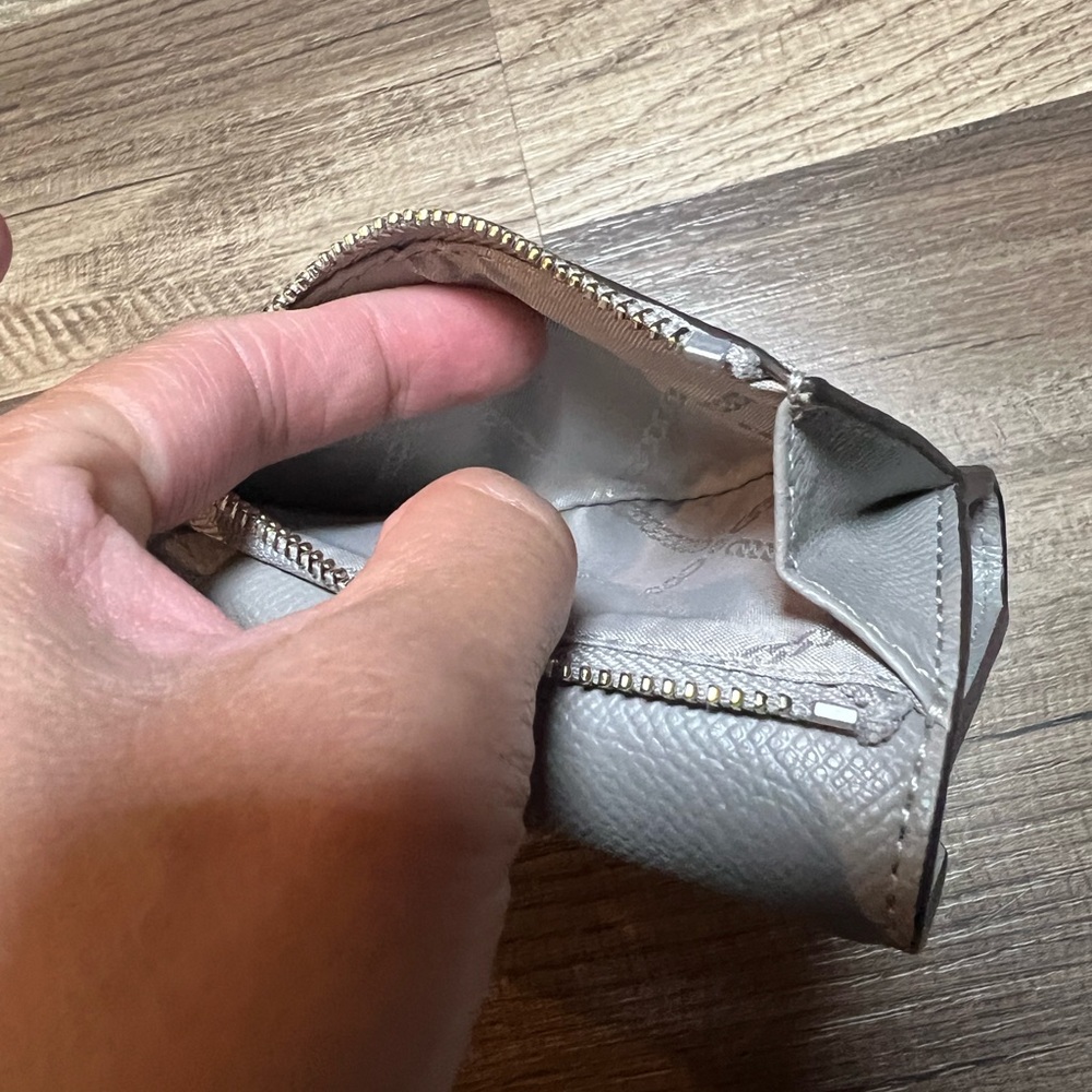 Michael Kors Grey Trifold Wallet - Picture 10 of 10